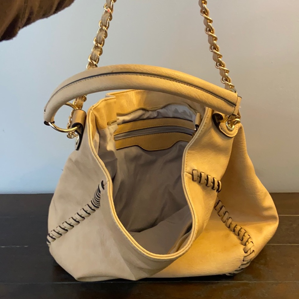 Large tote bag. Tan. Target brand